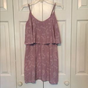 Lavender floral dress